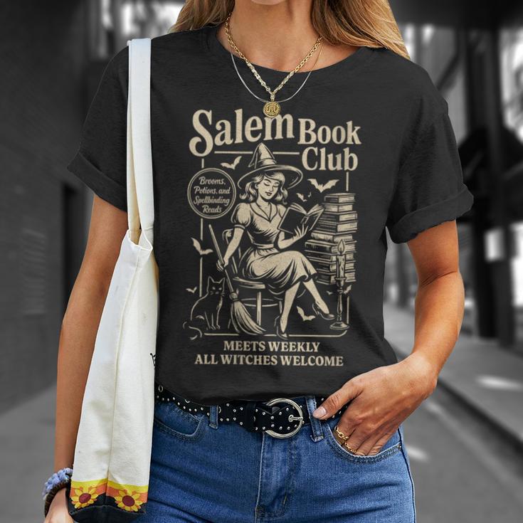 Library Halloween Shirt Salem Book Club Witch T-Shirt Gifts for Her