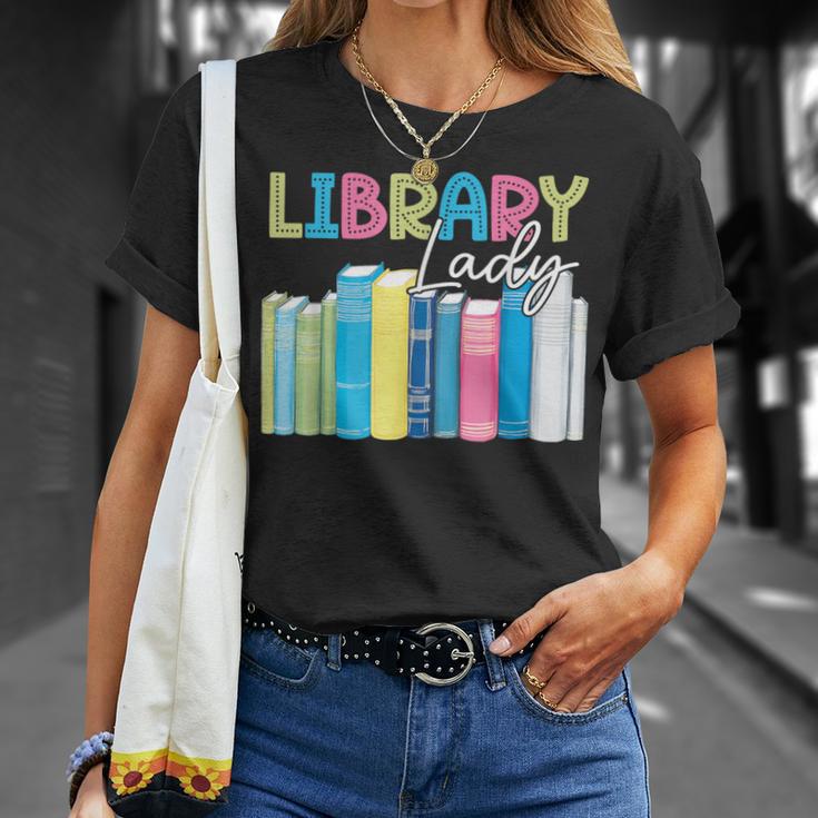 Library Lady Librarian Book Lover T-Shirt Gifts for Her