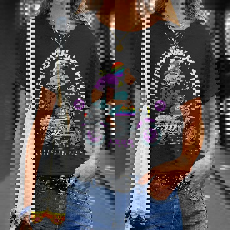 Life Is A Monkey Bike Fun ビンテージ バイカー プライドエディション Tシャツ 彼女への贈り物