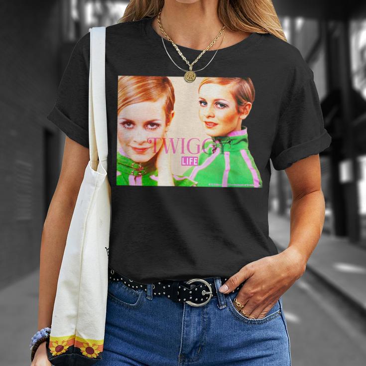 Life Picture Collection _ ツイッギー2 Tシャツ 彼女への贈り物