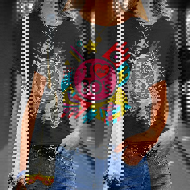 I Love The 80年代シャツ 80年代服 男女兼用 1980年代 Tシャツ 彼女への贈り物