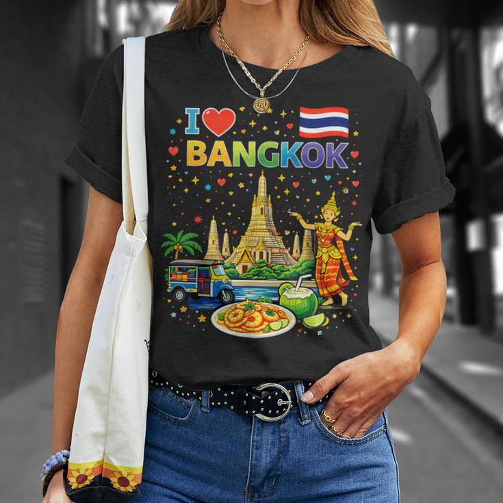 I Love Bangkok タイ旅行お土産 Tシャツ 彼女への贈り物