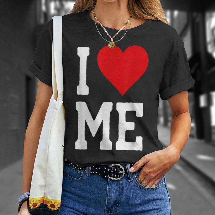 I Love Me ハートセルフラブセルフ受容i Love Me Tシャツ 彼女への贈り物