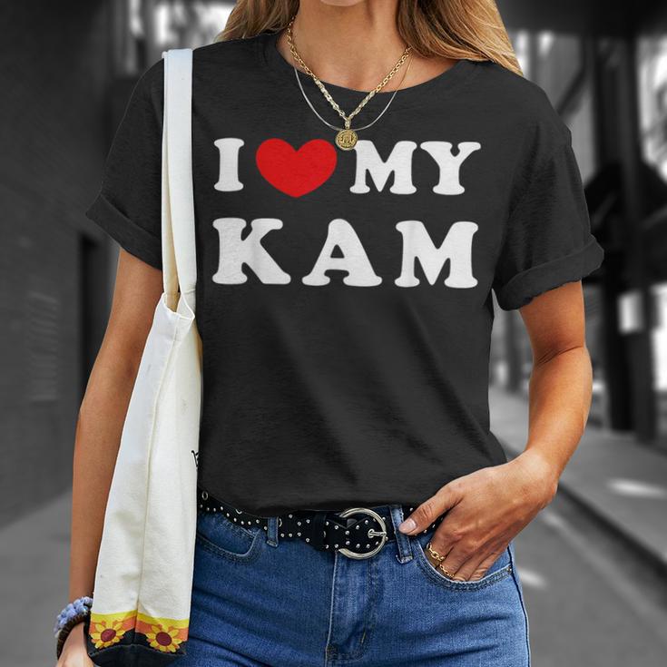 I Love My Kam アイ・ラブ・マイ・カム Tシャツ 彼女への贈り物