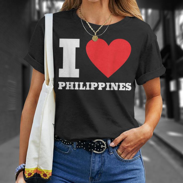 I Love Philippines I Heart Philippines 家族旅行 Tシャツ 彼女への贈り物