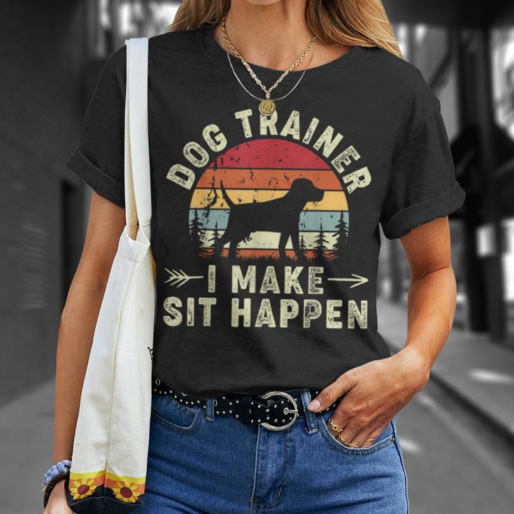 I Makeit Happenドッグコマンドトレーニング 面白い犬のトレーナー Tシャツ 彼女への贈り物