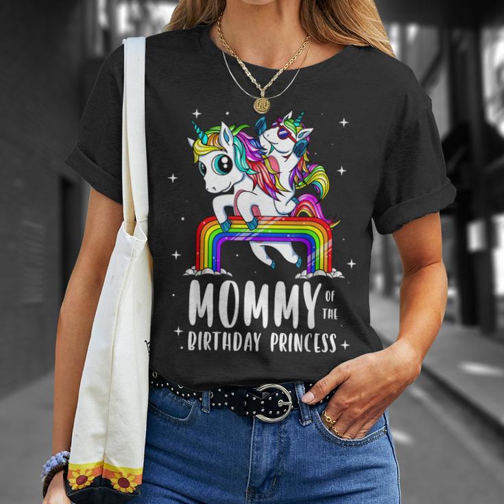 Mamá La Princesa De Cumpleaños Unicornio Mamá Camiseta unisex Regalos para ella