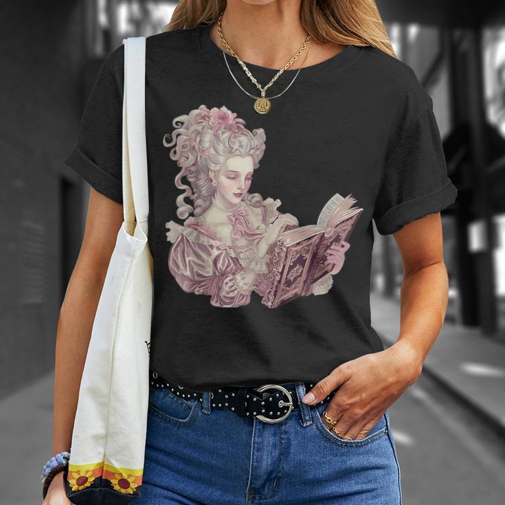 Marie Antoinette Reading A Book T-Shirt Gifts for Her
