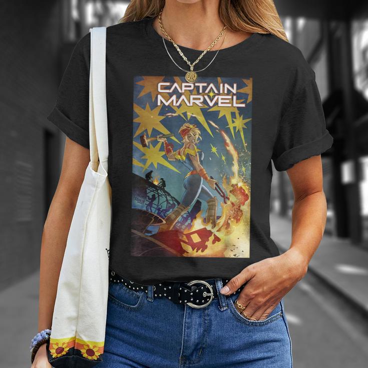 Marvel Comixology Captain Marvel She-Hulk Comic Book Cover T-Shirt Gifts for Her Marvel Comixology Captain Marvel She-Hulk Comic Book Cover T-Shirt Gifts for Her