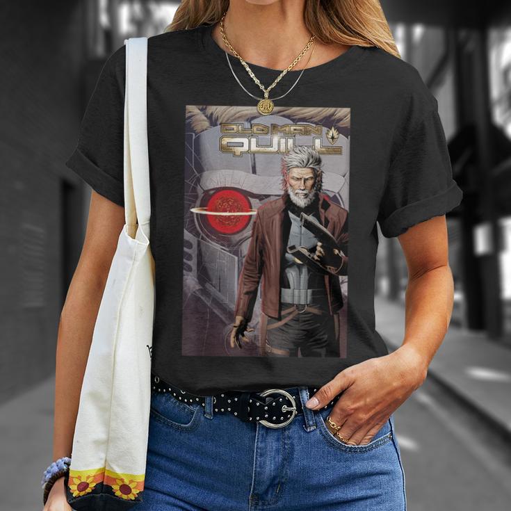 Marvel Comixology Old Man Quill Last Heist Comic Book Cover T-Shirt Gifts for Her Marvel Comixology Old Man Quill Last Heist Comic Book Cover T-Shirt Gifts for Her