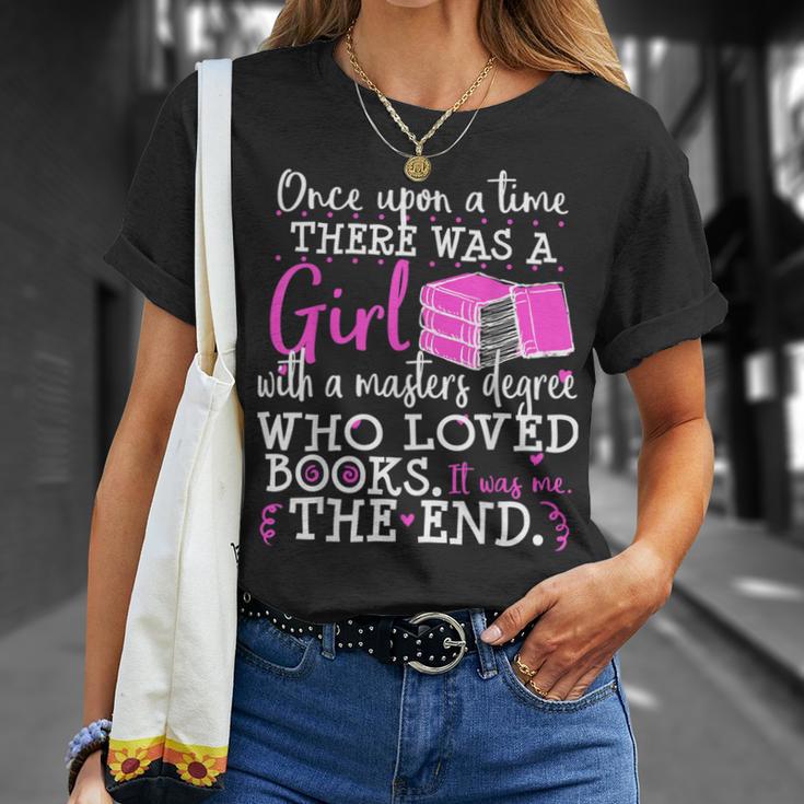 Masters Degree Graduation Book Lover Nerd Reader Geek T-Shirt Gifts for Her Masters Degree Graduation Book Lover Nerd Reader Geek T-Shirt Gifts for Her
