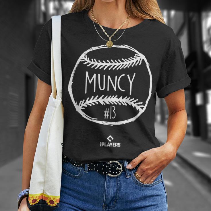 Max Muncy Baseball Los Angeles Mlbpa Baseball Player Tシャツ 彼女への贈り物