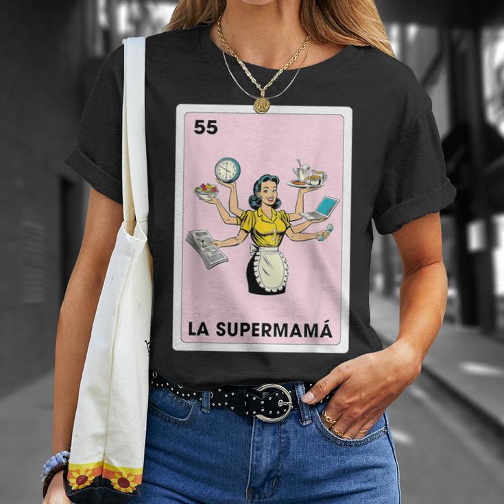 Mexicana Latina Mom Life La Supermama Mexican Bingo Card T-Shirt Gifts for Her Mexicana Latina Mom Life La Supermama Mexican Bingo Card T-Shirt Gifts for Her