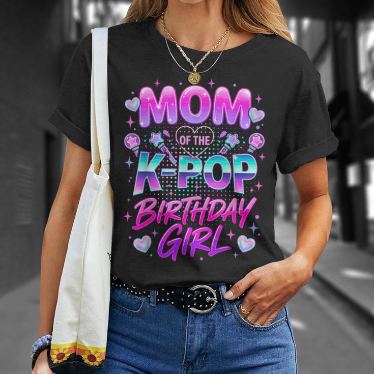 Mom Of The K-Pop Birthday Girls Korean Music Lovers T-Shirt Gifts for Her