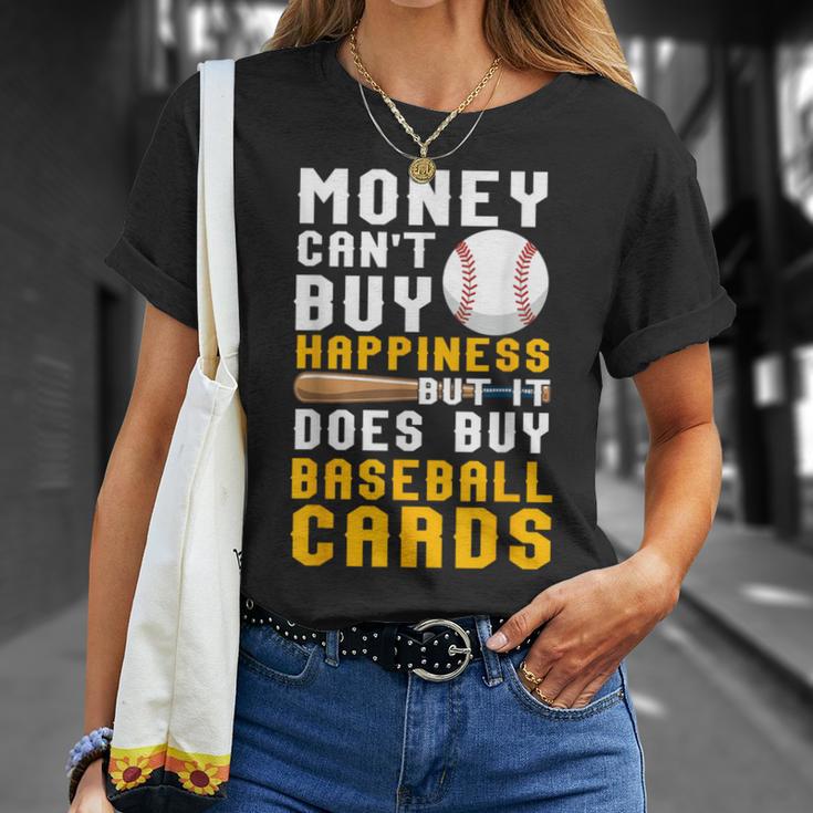 Money Can Buy 野球カード 面白い野球愛好家ファン Tシャツ 彼女への贈り物