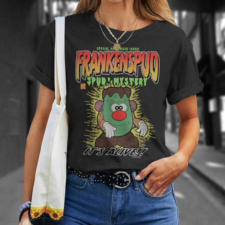 Mr Potato Head Halloween Frankenspud Retro Comic Book Cover T-Shirt Gifts for Her Mr Potato Head Halloween Frankenspud Retro Comic Book Cover T-Shirt Gifts for Her