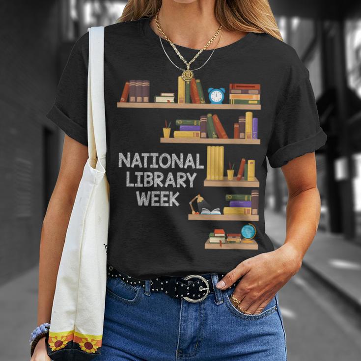National Library Week Book Reading Library Day Librarian T-Shirt Gifts for Her National Library Week Book Reading Library Day Librarian T-Shirt Gifts for Her
