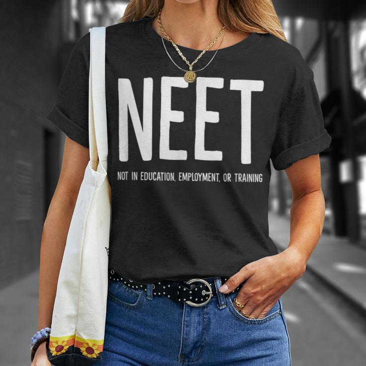 Neetネット 教育・雇用・トレーニングなし Tシャツ 彼女への贈り物