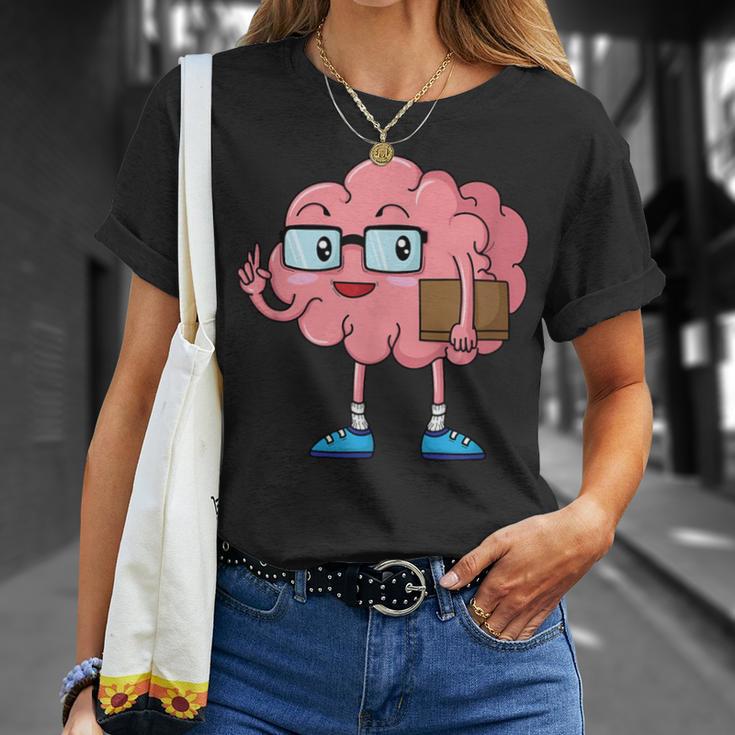 Nerd Brain With Book And Glasses T-Shirt Gifts for Her Nerd Brain With Book And Glasses T-Shirt Gifts for Her