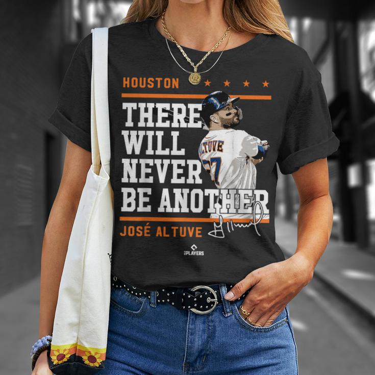Never Be Another Jose Altuve Houston Mlbpa Tシャツ 彼女への贈り物
