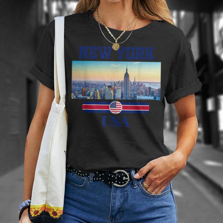 New York Citykyline New York New York City Tシャツ 彼女への贈り物