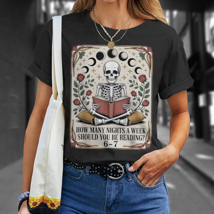 How Many Nights Reading Meme 6 7 Book Lover T-Shirt Gifts for Her How Many Nights Reading Meme 6 7 Book Lover T-Shirt Gifts for Her