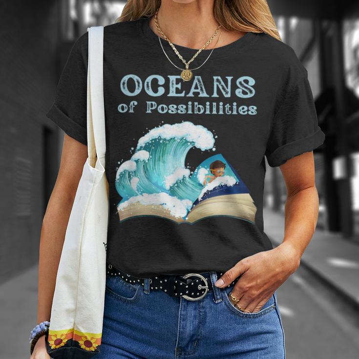 Oceans Of Possibilities Book Waves Summer Reading 2022 For Men Women Kids T-Shirt Gifts for Her