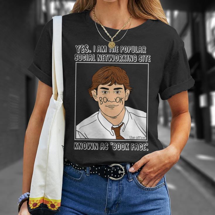 The Office Book Face Jim T-Shirt Gifts for Her