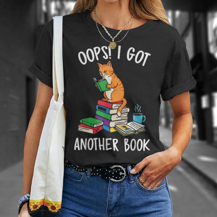 Oops I Got Another Book Cat Reader T-Shirt Gifts for Her