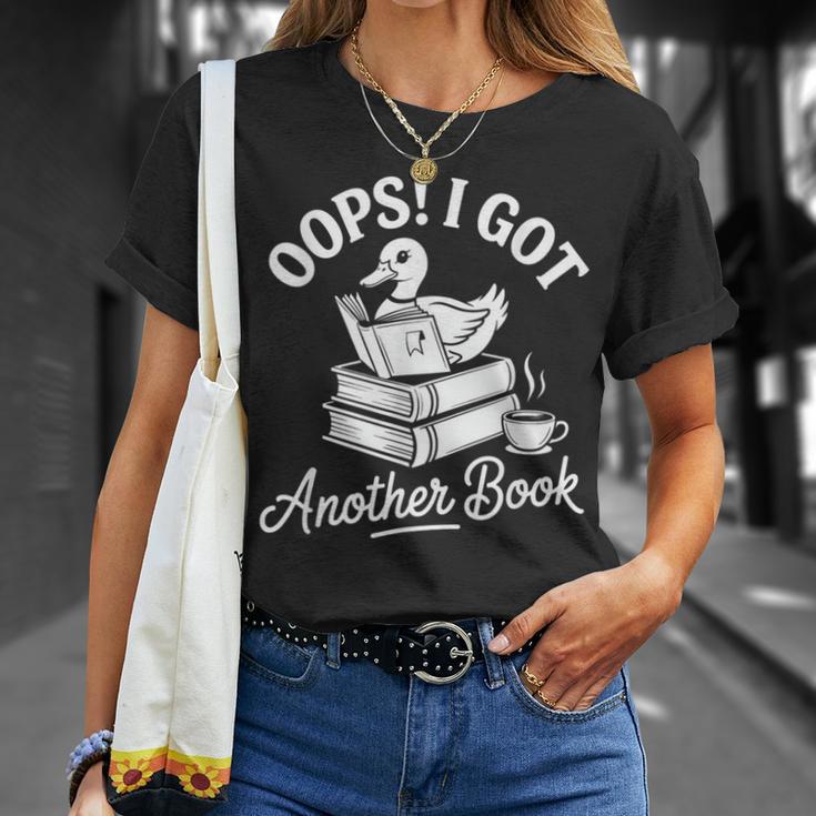 Oops I Got Another Book Goose Goose Reader T-Shirt Gifts for Her
