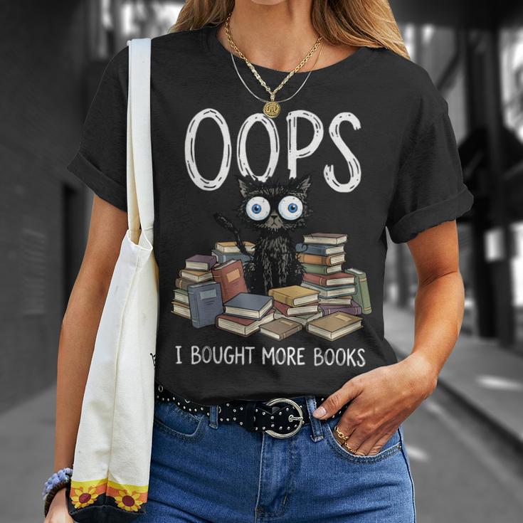 Oops I Bought More Books T-Shirt Gifts for Her