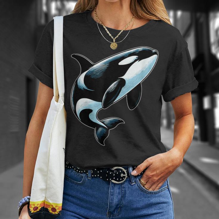 Orca シャツ オーシャン シャチ 恋人 男性 男の子 女の子 キッズ シャチ Tシャツ 彼女への贈り物