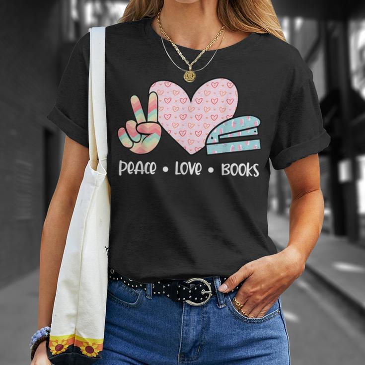 Peace Love Books Reading T-Shirt Gifts for Her Peace Love Books Reading T-Shirt Gifts for Her