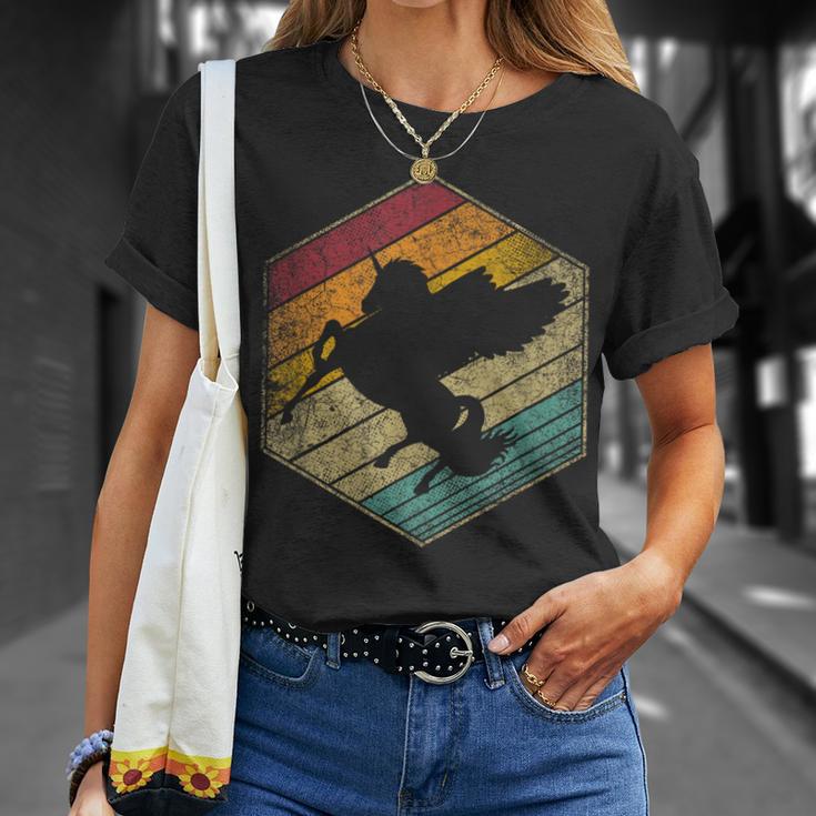 Pegasus Horse Unicorn Books Magic Reading Retro Fantasy T-Shirt Gifts for Her