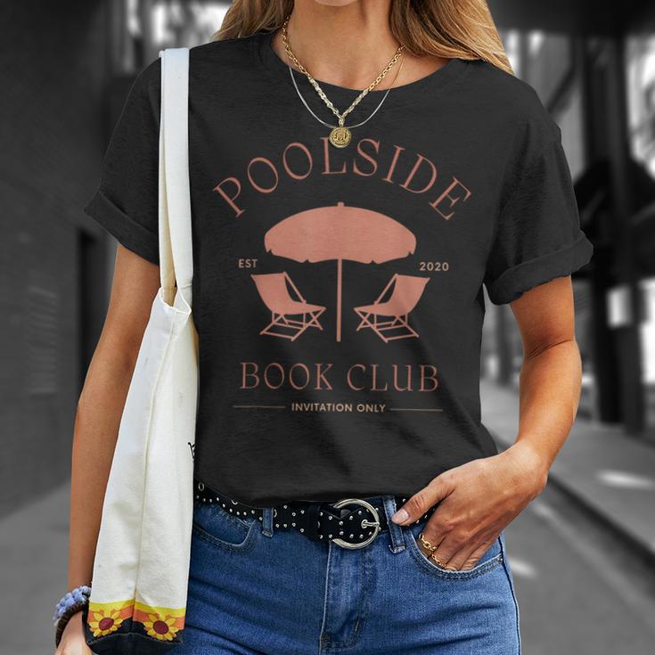 Poolside Book Club Summer Reading Book Lover Swimming Shirt Men Women T-Shirt Gifts for Her Poolside Book Club Summer Reading Book Lover Swimming Shirt Men Women T-Shirt Gifts for Her