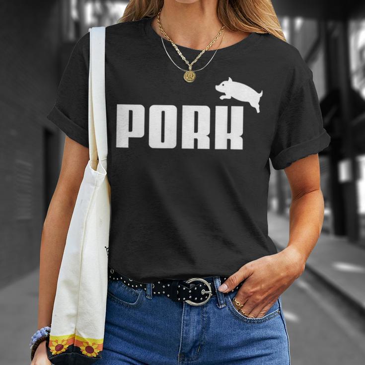 Pork – 面白いtシャツ Bbqスモーカーベーコン愛好家用 Tシャツ 彼女への贈り物