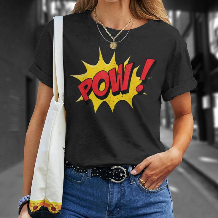 POW Comic Book Cartoon Pop Art T-Shirt Gifts for Her