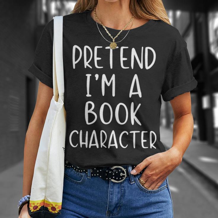 Pretend Im Book Character Costume Halloween Simple Adult Kid T-Shirt Gifts for Her Pretend Im Book Character Costume Halloween Simple Adult Kid T-Shirt Gifts for Her