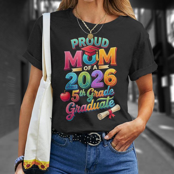 Proud Mom Of A 2026 5Th Grade Graduation Mom Fifth Grade T-Shirt Gifts for Her