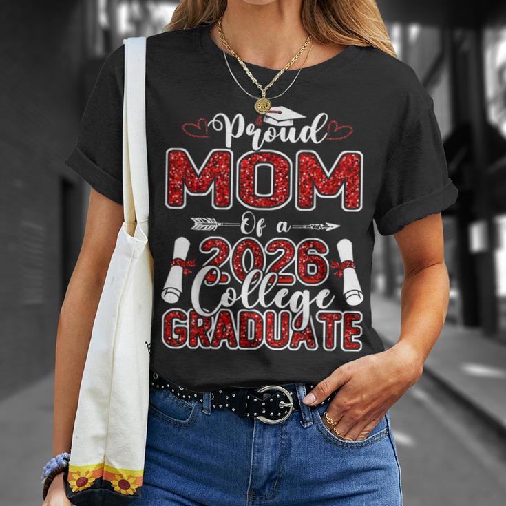 Proud Mom Of A 2026 College Graduate Graduation T-Shirt Gifts for Her