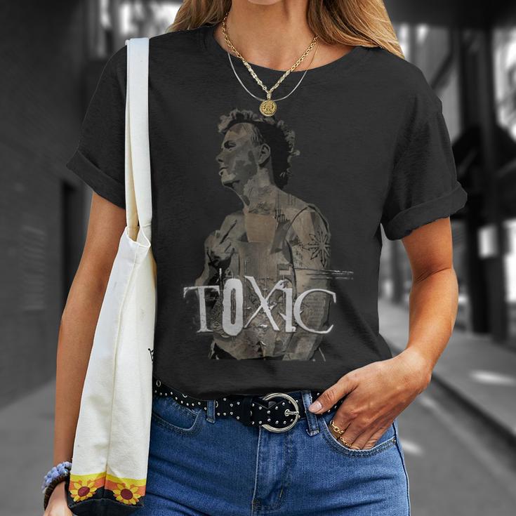 Punk Rock Toxic 1980年代パンクロックミスフィット Tシャツ 彼女への贈り物