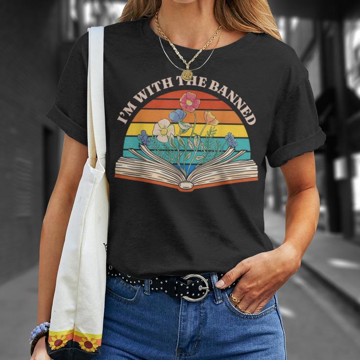 I Read Banned Books I'm With The Banned T-Shirt Gifts for Her I Read Banned Books I'm With The Banned T-Shirt Gifts for Her
