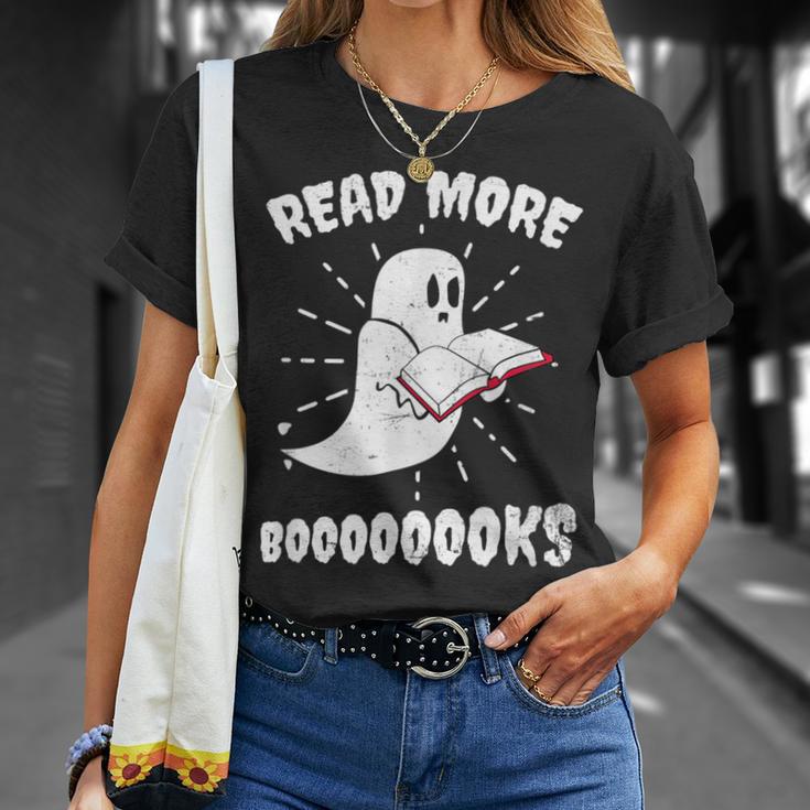 Read More Books Booooks Teacher Halloween For Men Women T-Shirt Gifts for Her