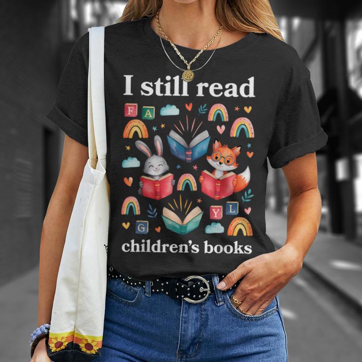I Still Read Children’s Books Books Lover Reading T-Shirt Gifts for Her