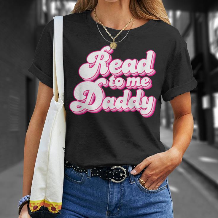 Read To Me Daddy Cute Book Lover T-Shirt Gifts for Her