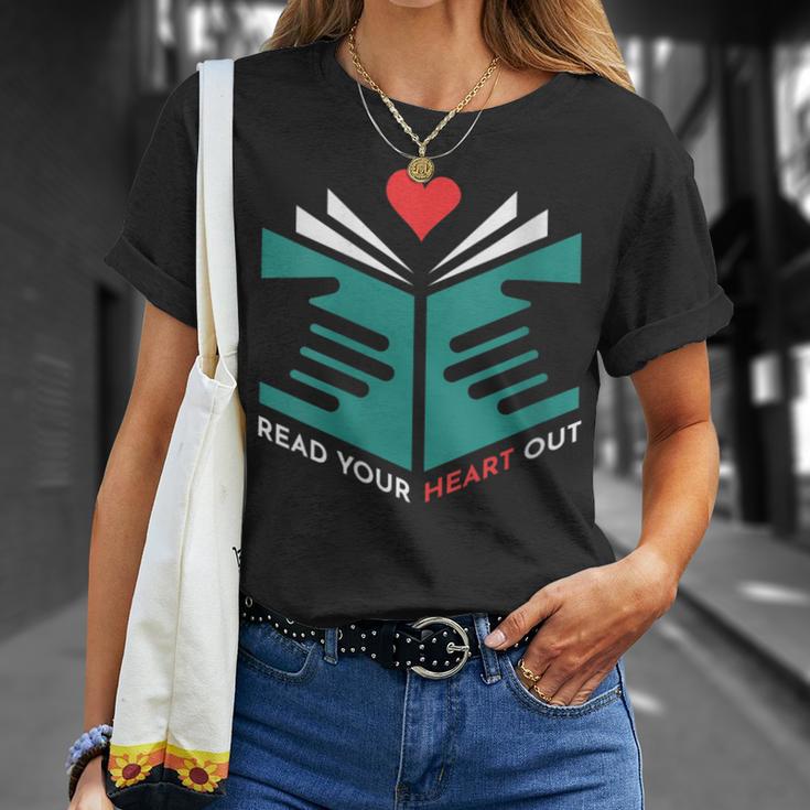Read Your Heart Out Book Lover Reading T-Shirt Gifts for Her