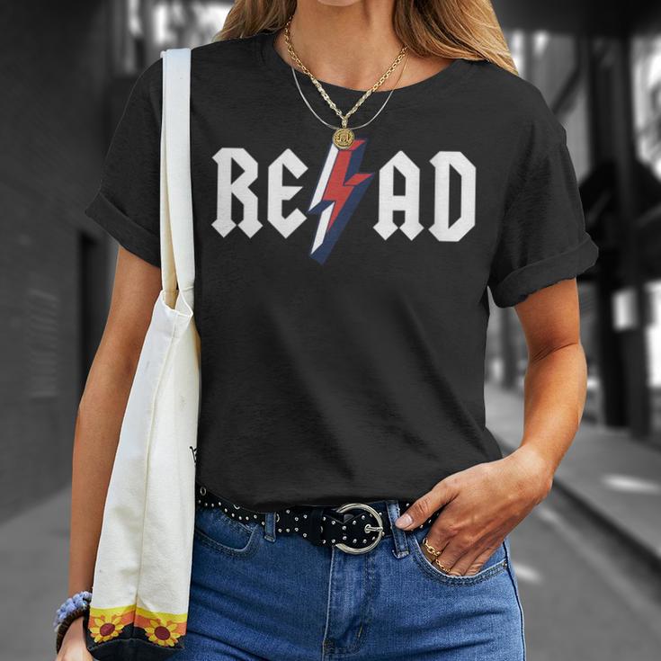 Read Rock N Roll Reading Rock Star Books Lover T-Shirt Gifts for Her