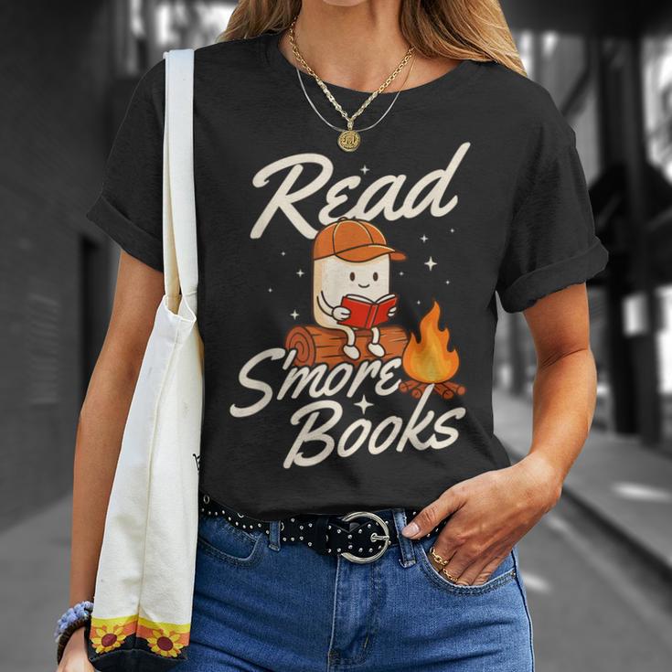 Read S'More Books Book Lover Reading Bookworm Reader T-Shirt Gifts for Her