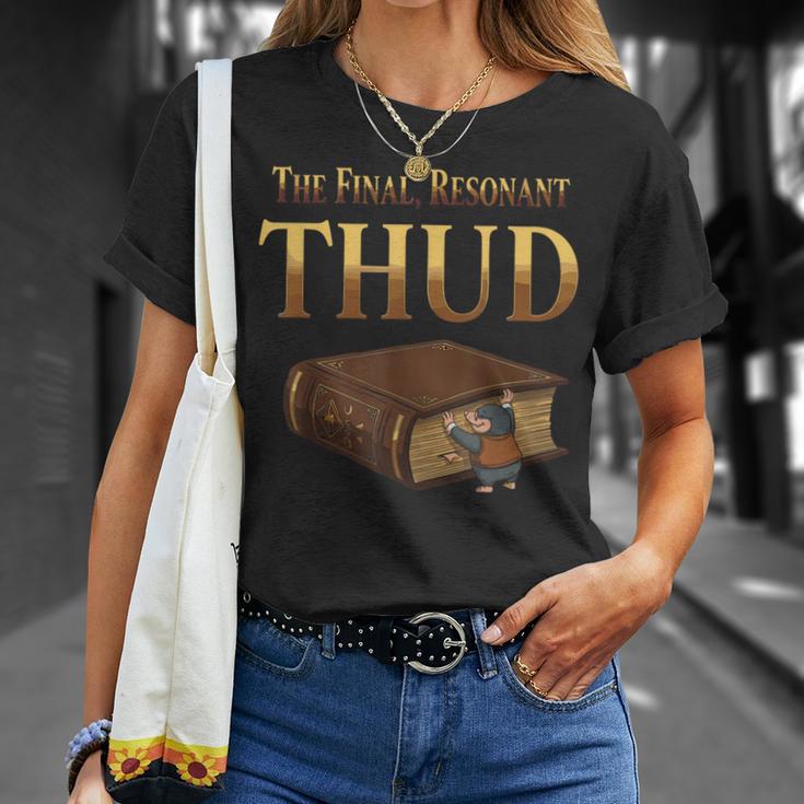 Reader Mole Finished Book Humor Literary Apparel T-Shirt Gifts for Her