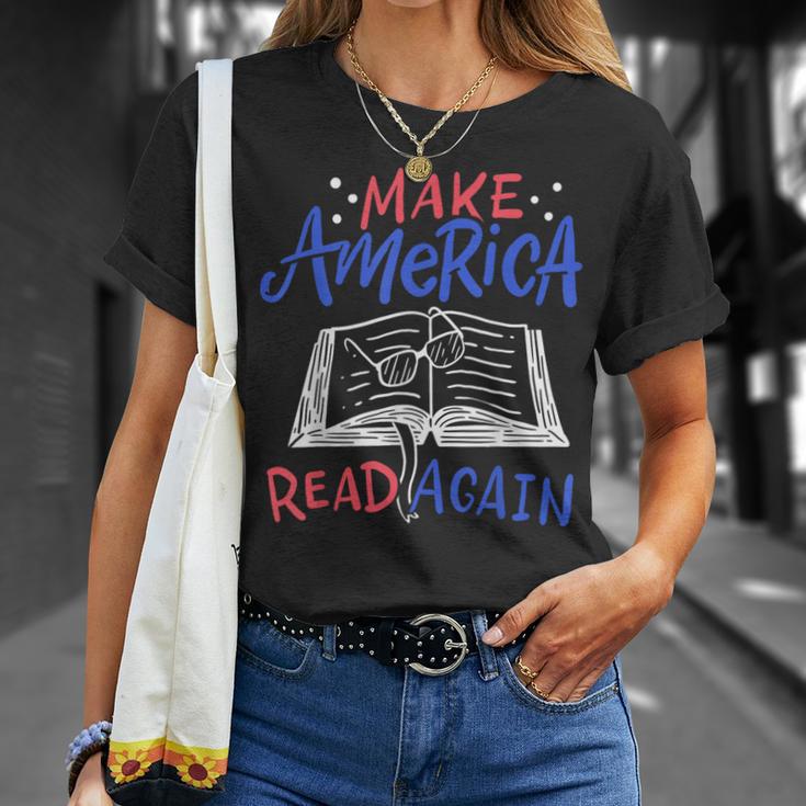 Reading Make America Read Again Book Lover T-Shirt Gifts for Her